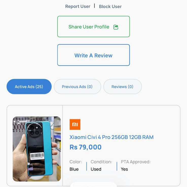 Seller User